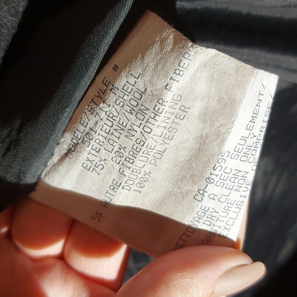 20. FAIRWEATHER WOOL PEACOAT! - Picture 7 of 9